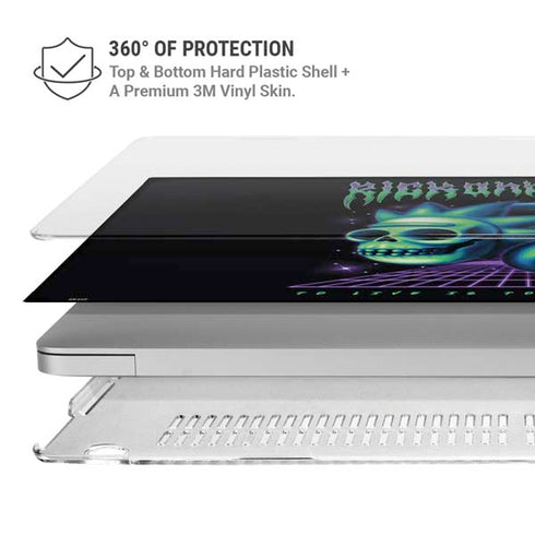 Adult Swim Rick and Morty Neon Skulls MacBook Air 15in (2023-2025) Case plus Skin